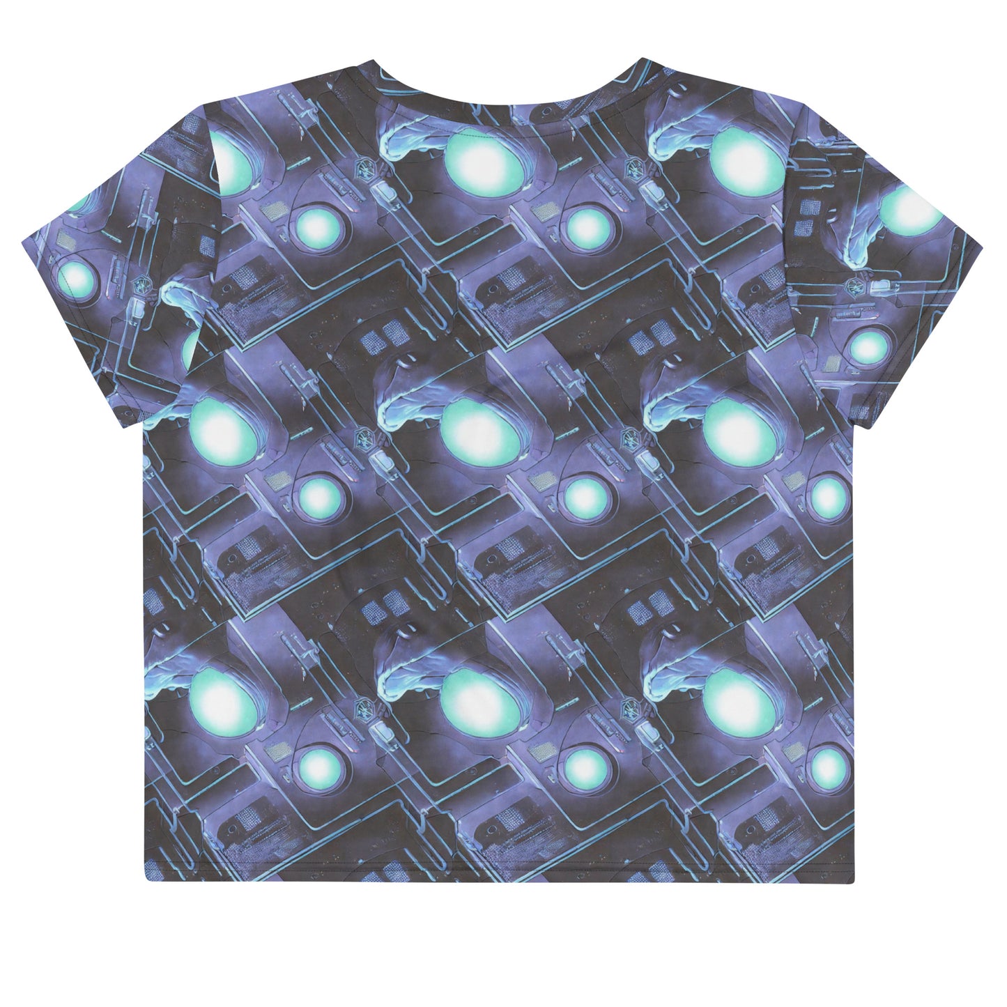 Women's Crop Tee - Galactic Circuit