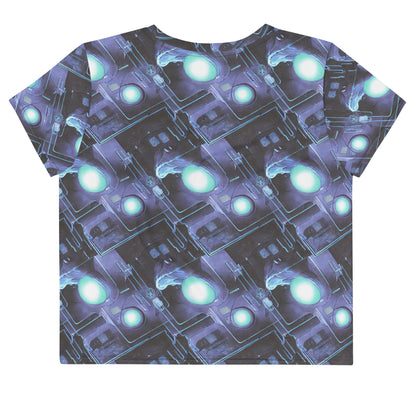 Women's Crop Tee - Galactic Circuit