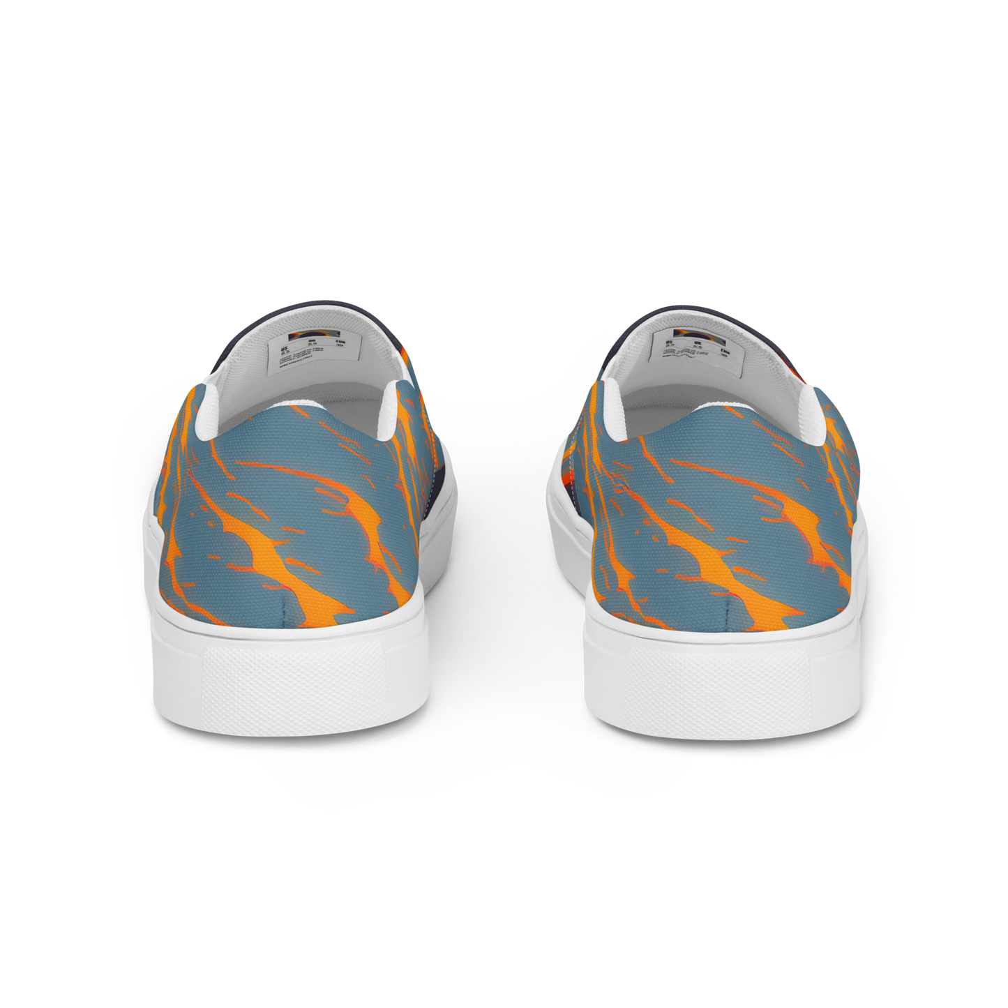 Men's Slip-On Canvas Shoes - Flames of Gravity