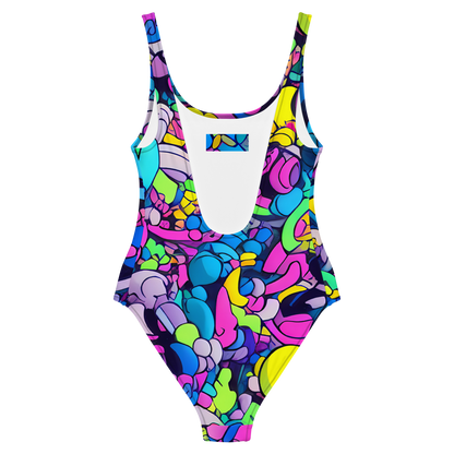 One-Piece Swimsuit - Radiant Revelation