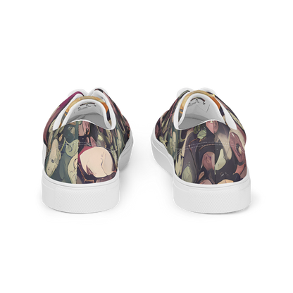 Men's Lace-Up Canvas Shoes - Visions of the Unseen