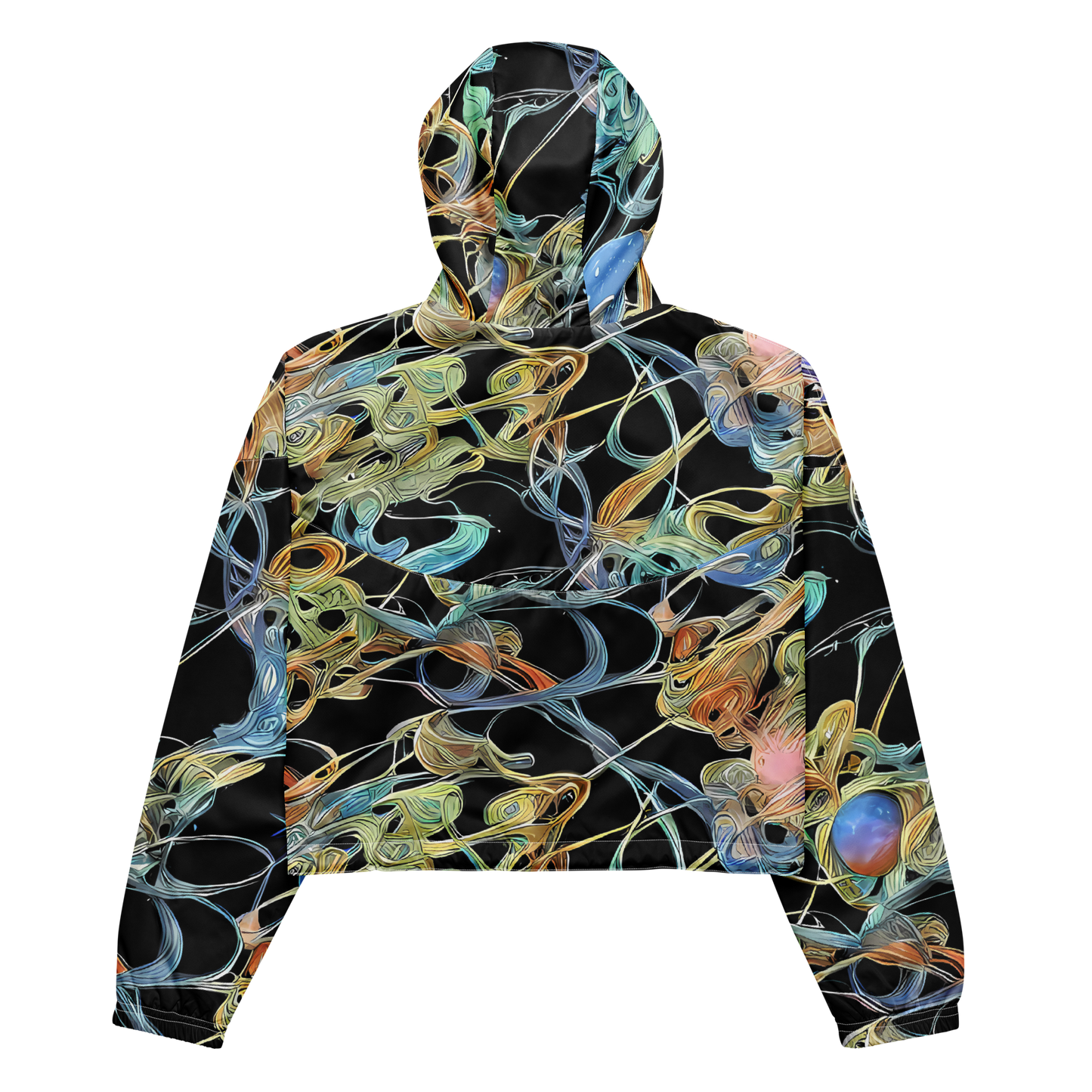 Women's Cropped Windbreaker - Infinite Mist