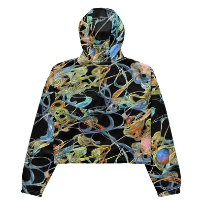 Women's Cropped Windbreaker - Infinite Mist