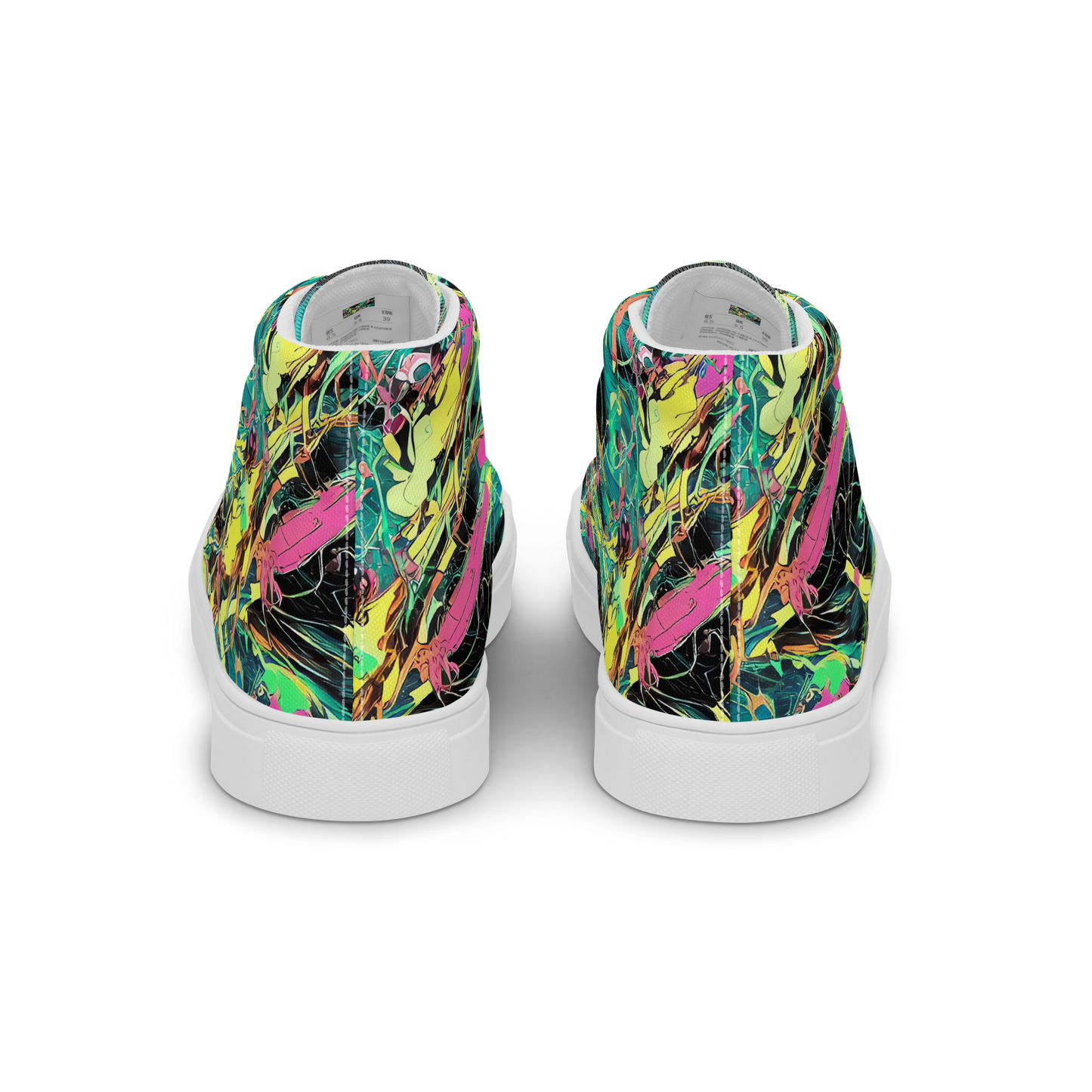 Women's High Top Canvas Shoes - Cyborg Whirl