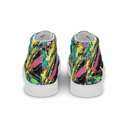 Women's High Top Canvas Shoes - Cyborg Whirl