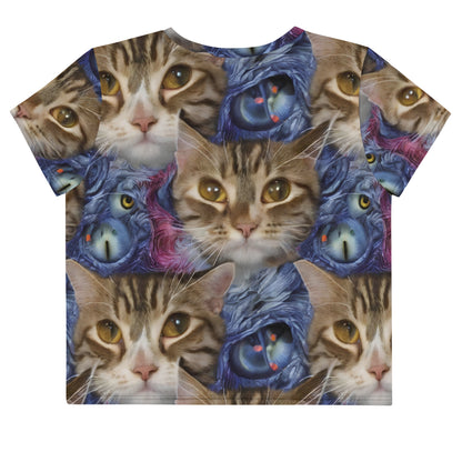Crop Tee - Feline Fantasy