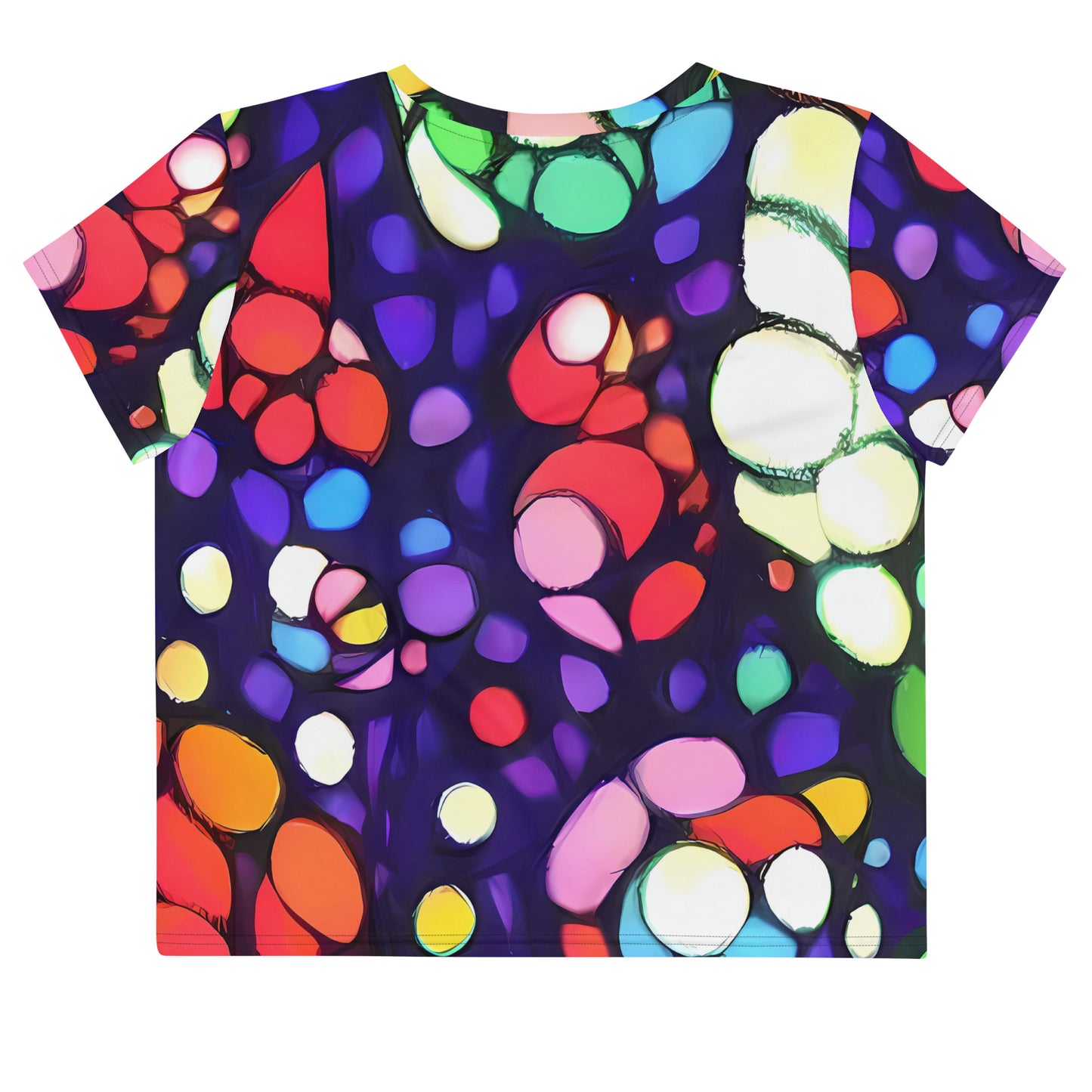 Women's Crop Tee - Bubble Fantasia