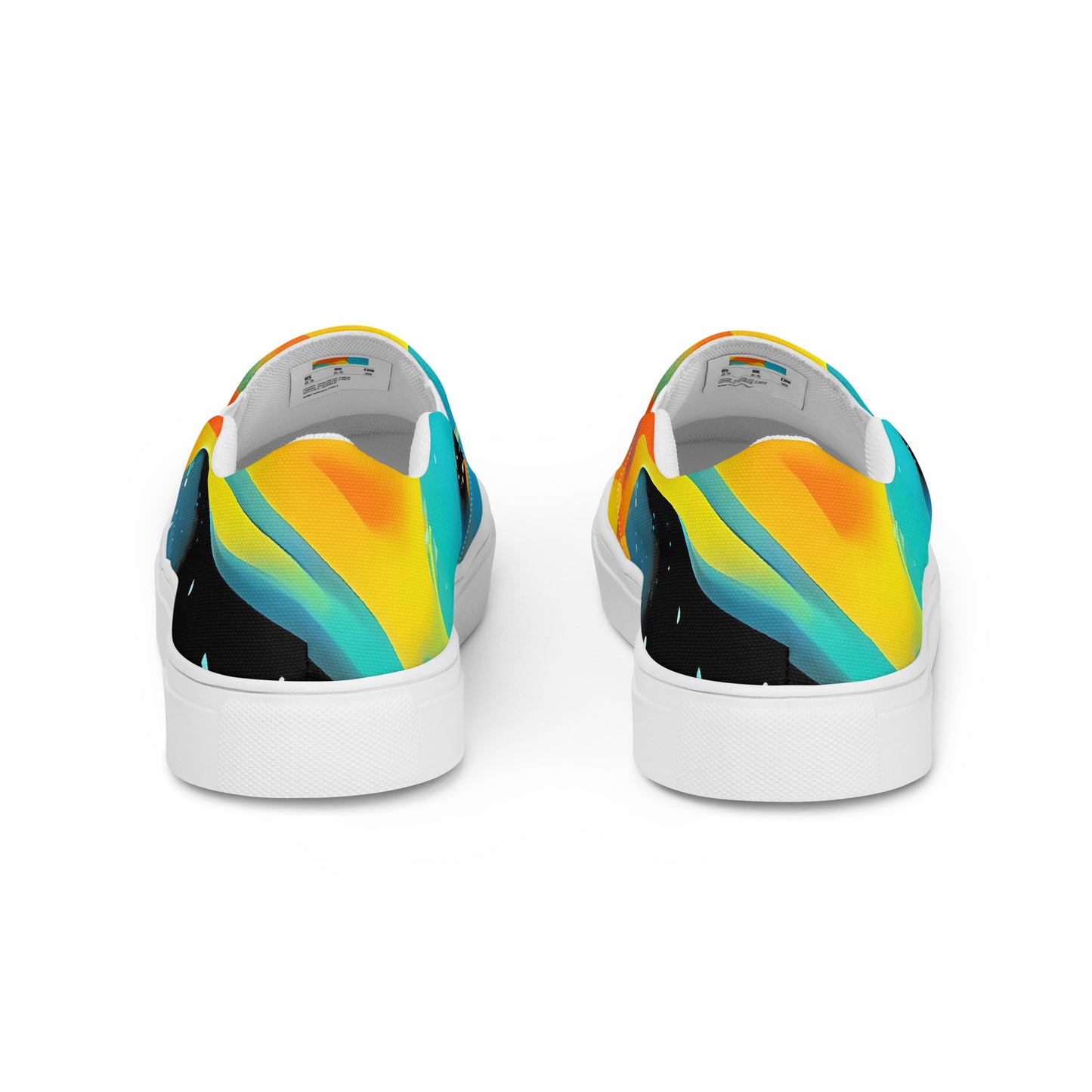 Women's Slip-On Canvas Shoes - Solar Swoosh