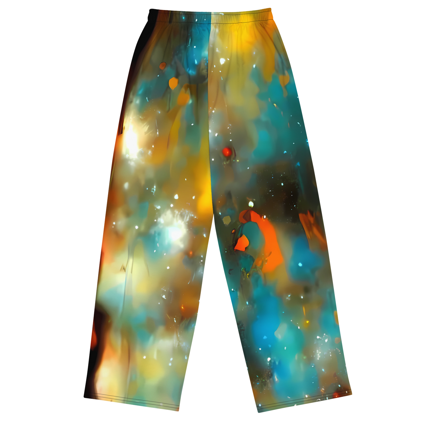 Wide-Leg Pants - Abstract Tapestries