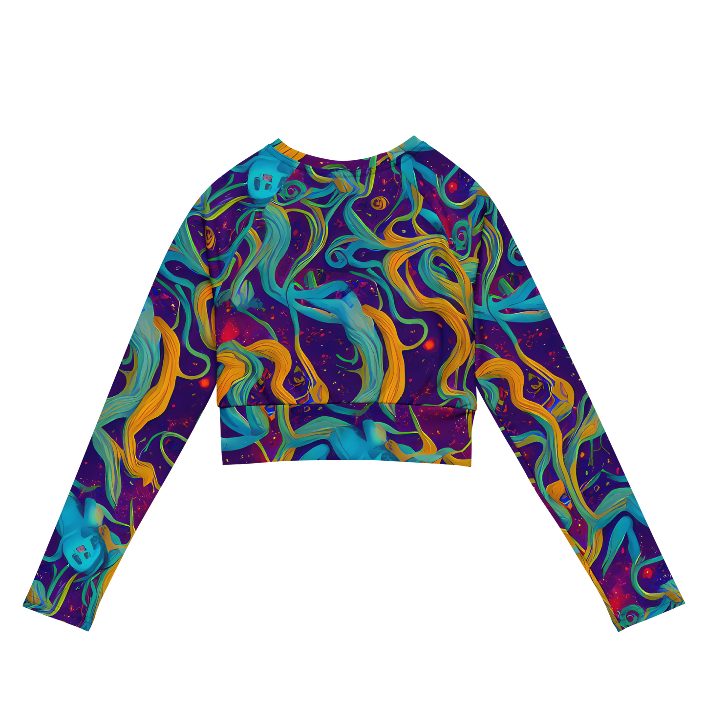 Long Sleeve Crop Top - Etherial Entwine