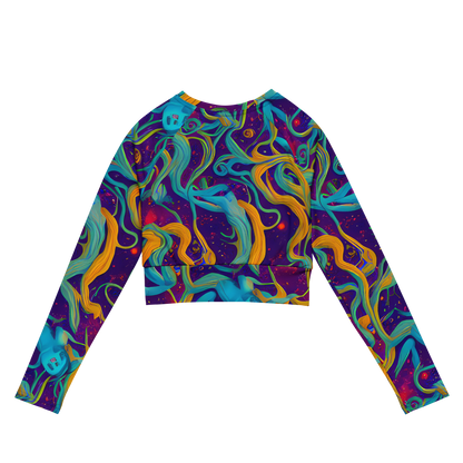 Long Sleeve Crop Top - Etherial Entwine