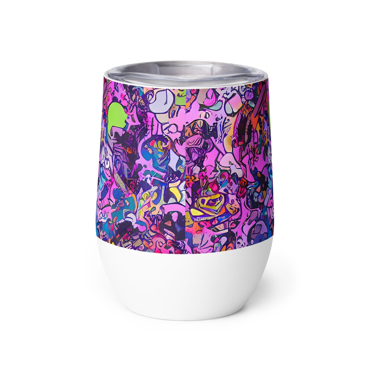 Wine Tumbler - Chromatic Frenzy