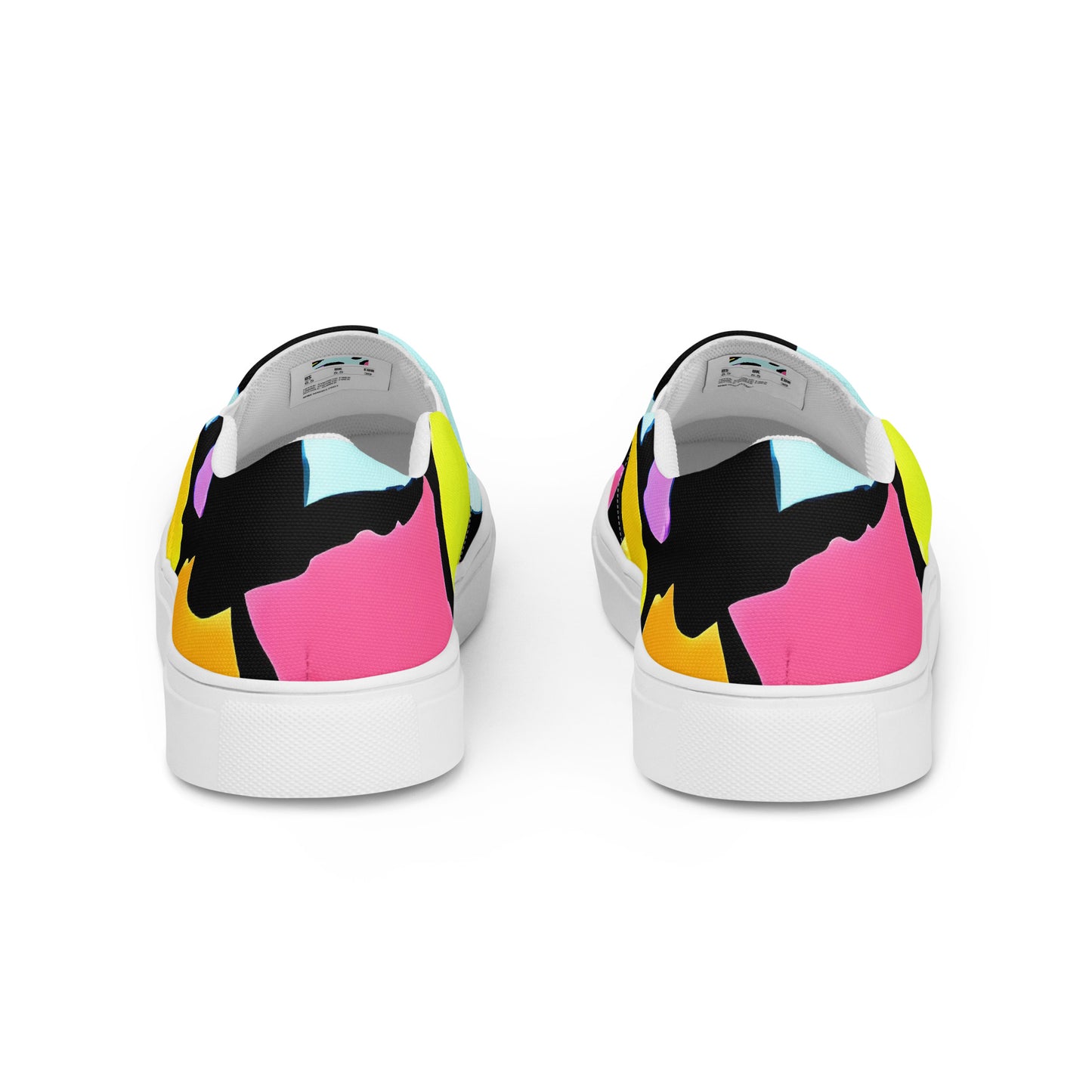 Women's Slip-On Canvas Shoes - Spirals of Joy