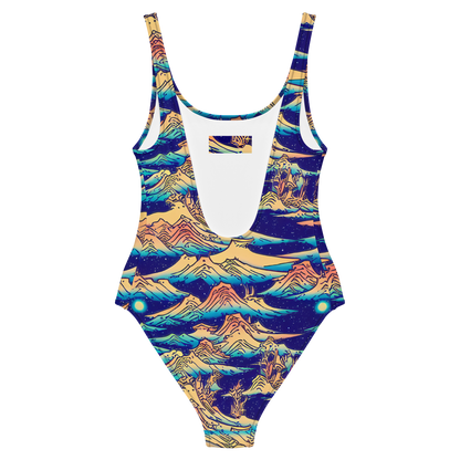 One-Piece Swimsuit - Mystical Mountain Mirage