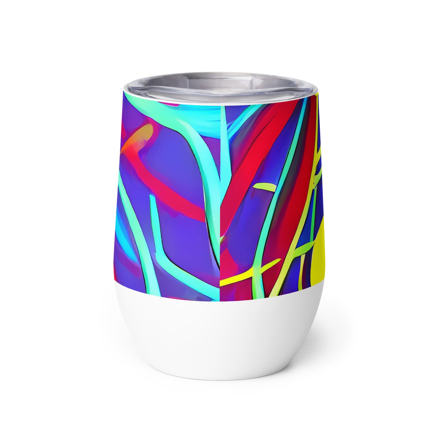 Wine Tumbler - Neo-Grid Rhapsody