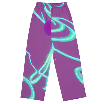 Wide-Leg Pants - Neon Drift
