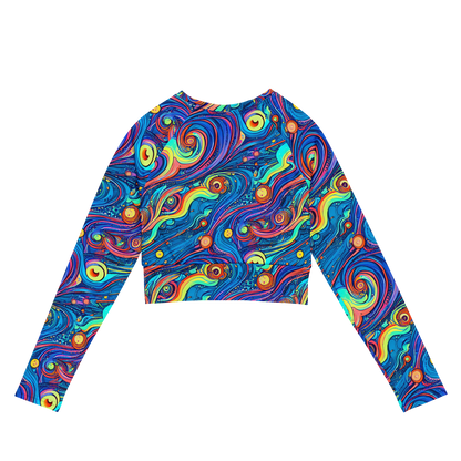 Long Sleeve Crop Top - Echoes of Vortex