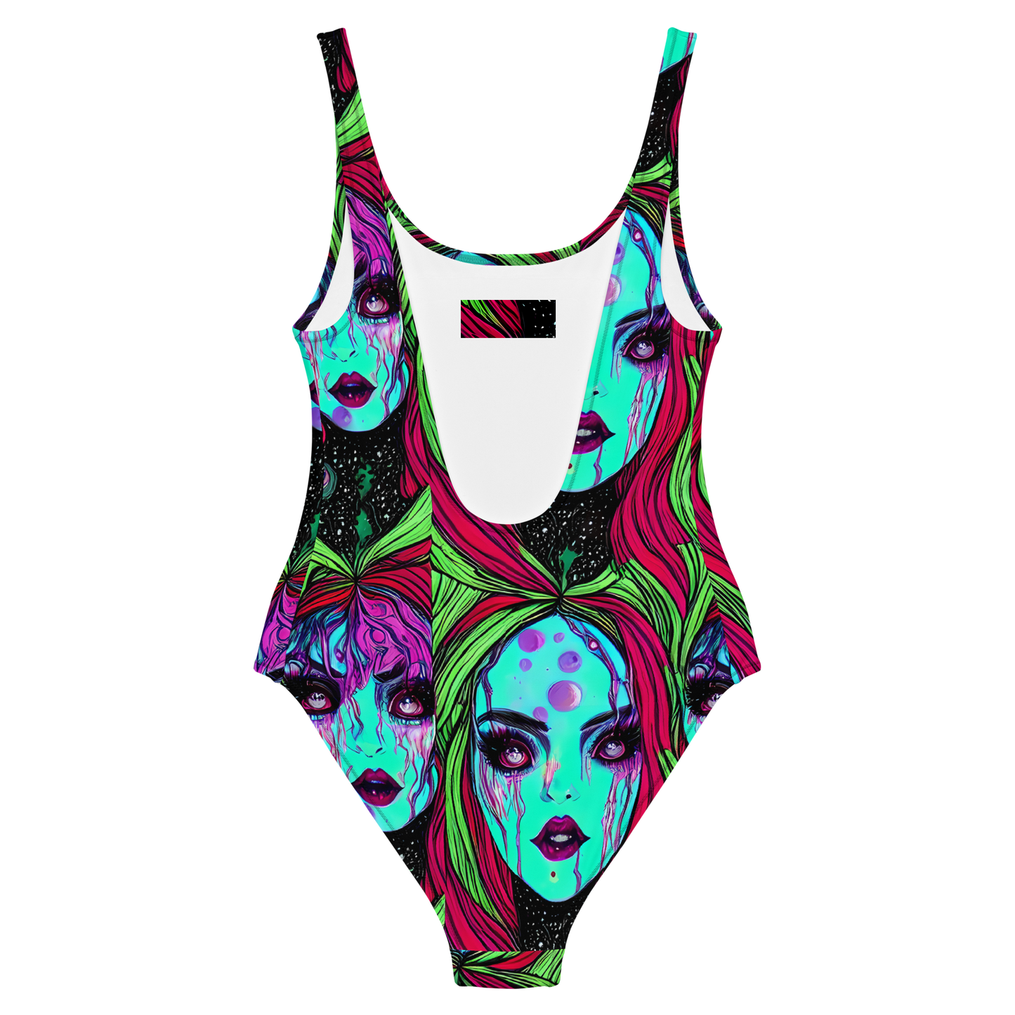 One-Piece Swimsuit - Luminous Nightfall