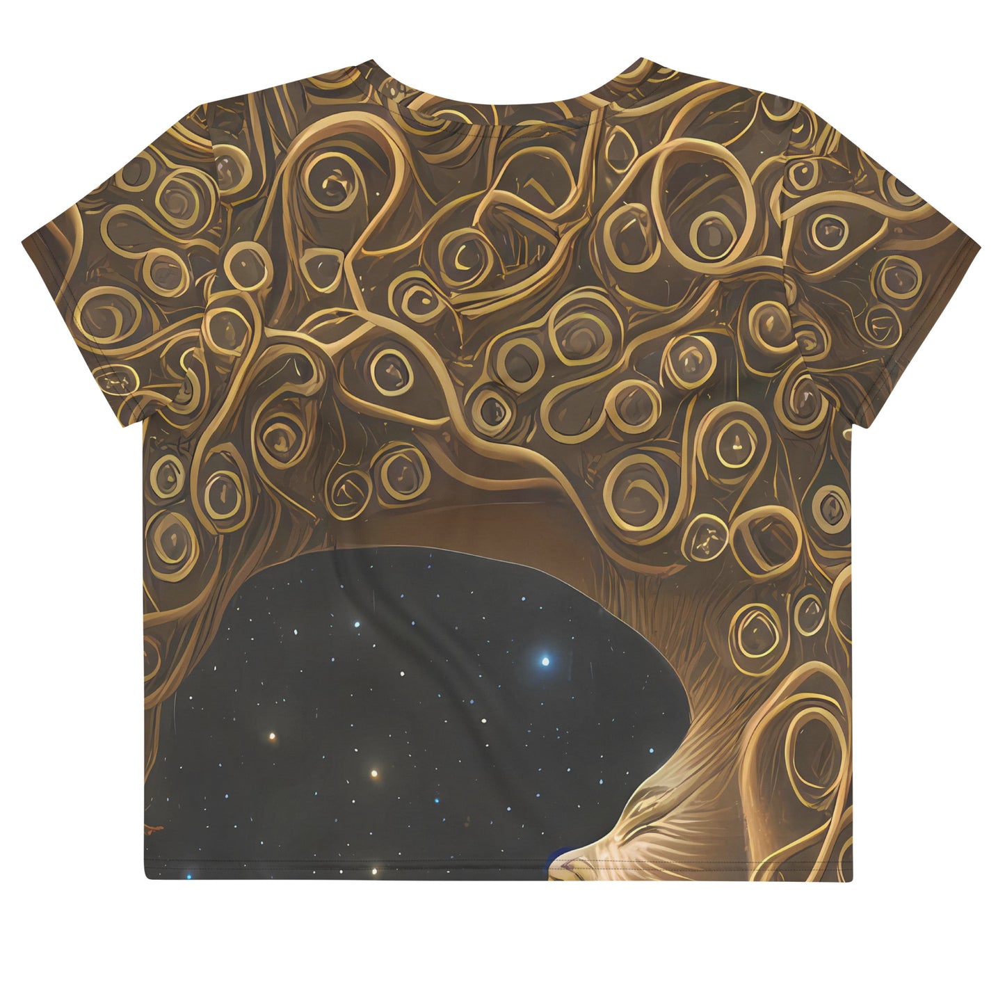 Women's Crop Tee - Ethereal Coils