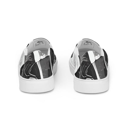 Men's Slip-On Canvas Shoes - Interstellar Chic