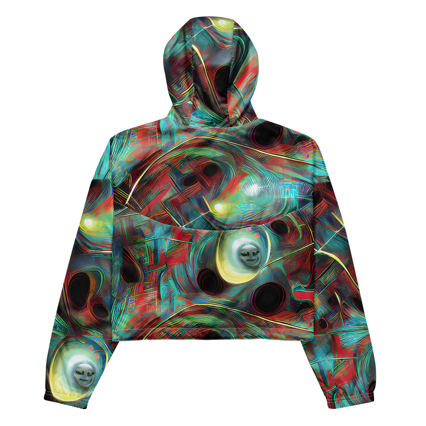 Women's Cropped Windbreaker - Dreamwave