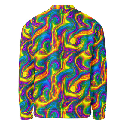 Bomber Jacket - Electric Aurora