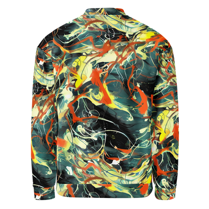 Bomber Jacket - Fluid Firestorm