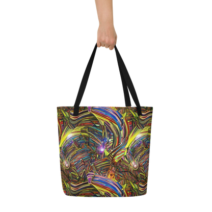 Large Tote Bag w/ Pocket - Quantum Palette