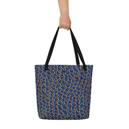 Large Tote Bag w/ Pocket - Crimson Creepers