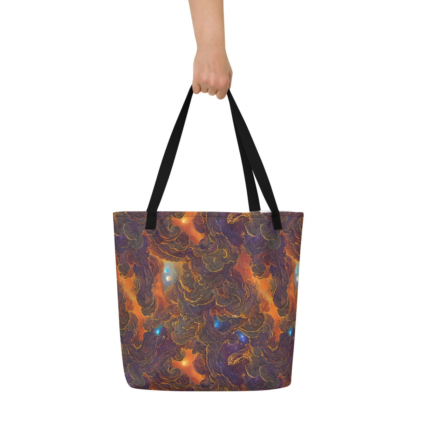 Large Tote Bag w/ Pocket - Pozzo Vortex