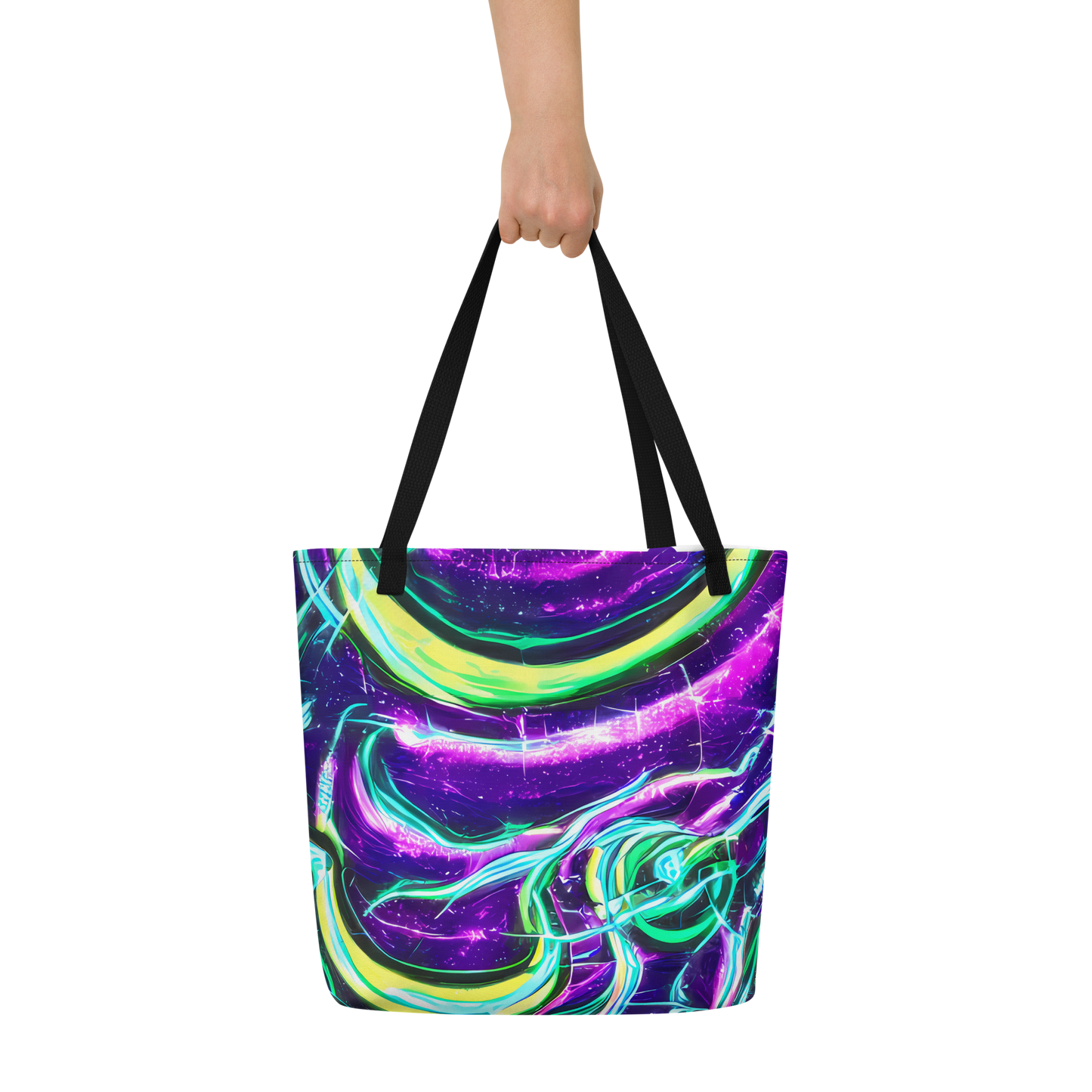 Large Tote Bag w/ Pocket - Quesnel's Vortex