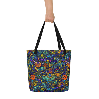 Large Tote Bag w/ Pocket - Vasnetsov Vortex