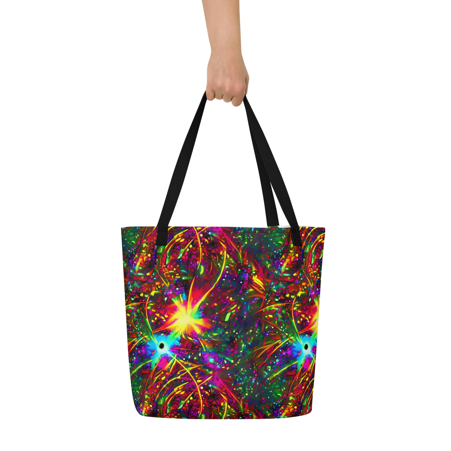 Large Tote Bag w/ Pocket - Stellar Burst