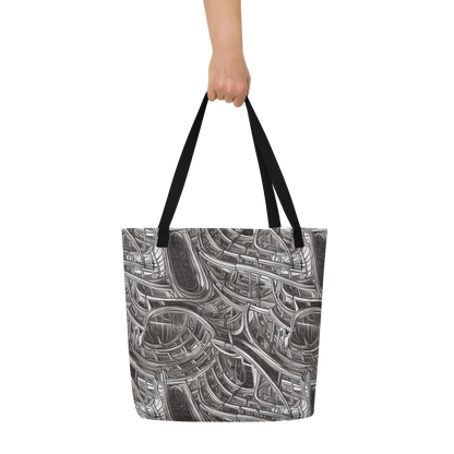 Large Tote Bag w/ Pocket - Piranesi's Dream