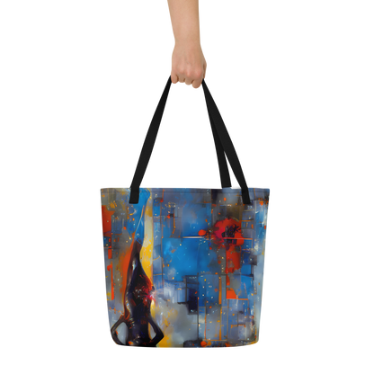 Large Tote Bag w/ Pocket - Neoblock Fusion