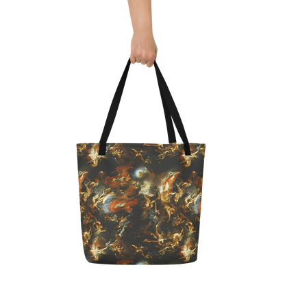Large Tote Bag w/ Pocket - Van Dyck Vortex