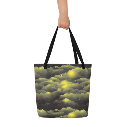 Large Tote Bag w/ Pocket - Spectral Isle