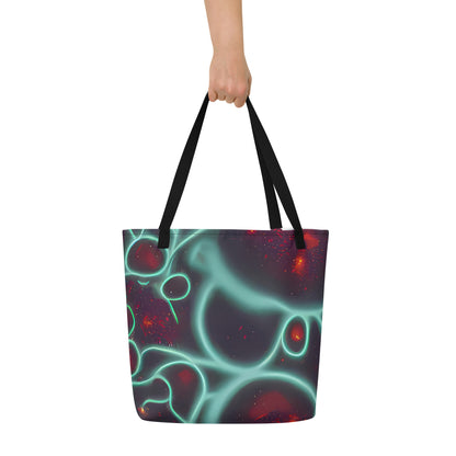 Large Tote Bag w/ Pocket - Kerstens Circuit