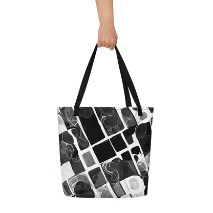 Large Tote Bag w/ Pocket - Interstellar Chic