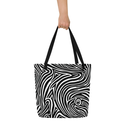 Large Tote Bag w/ Pocket - Vortex Veins