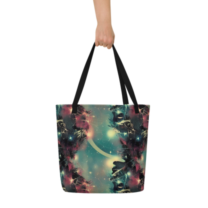 Large Tote Bag w/ Pocket - Galactic Serpent