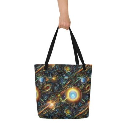 Large Tote Bag w/ Pocket - Ferez Vortex