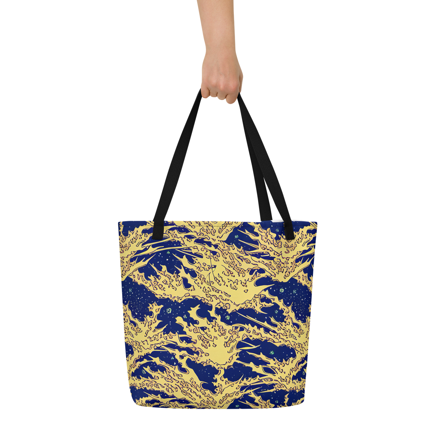 Large Tote Bag w/ Pocket - Celestial Ridge