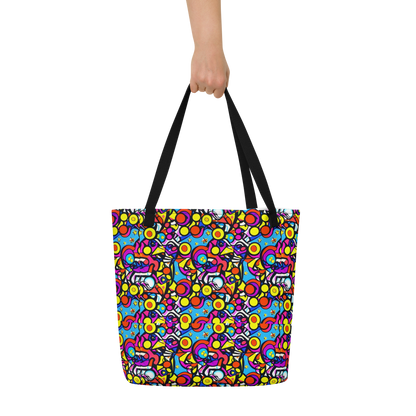 Large Tote Bag w/ Pocket - Stellar Circus