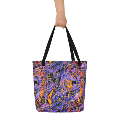 Large Tote Bag w/ Pocket - Bailly's Twist