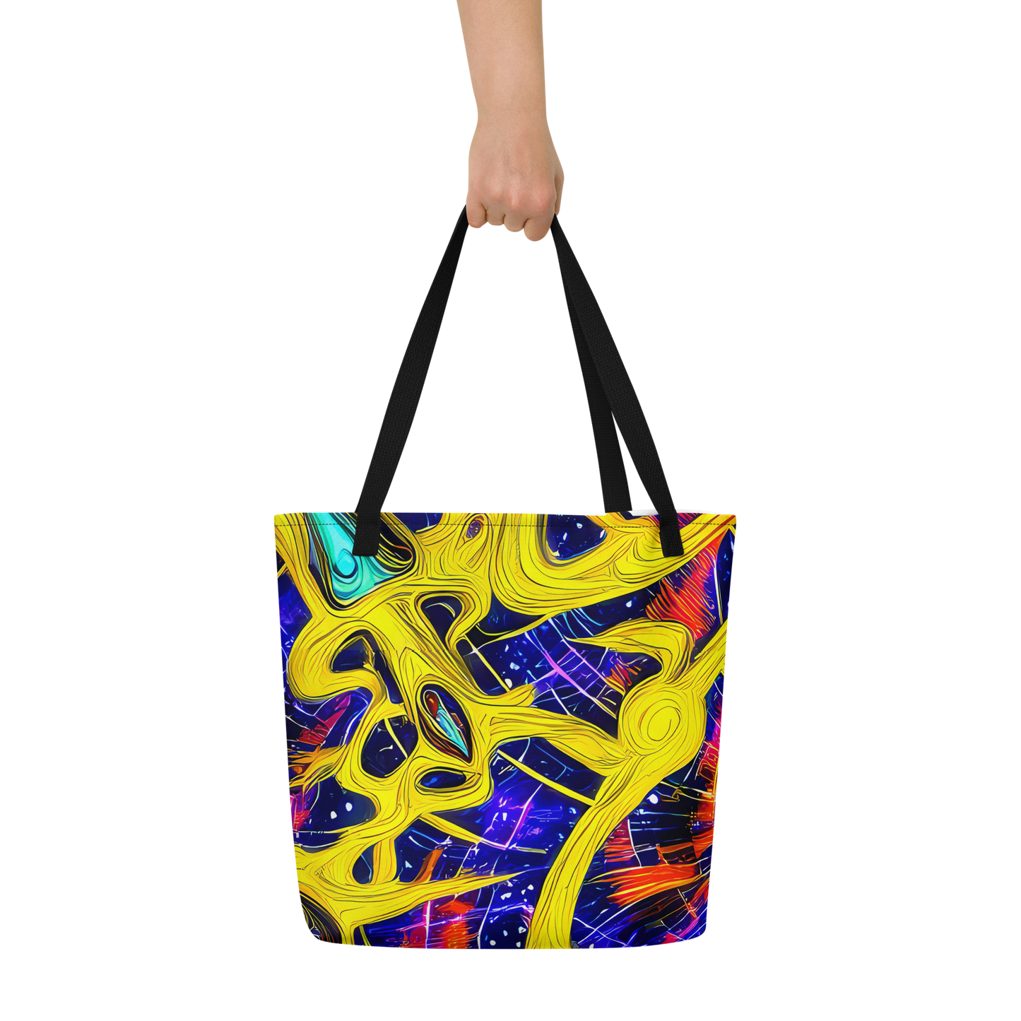 Large Tote Bag w/ Pocket - Galli's Fusion