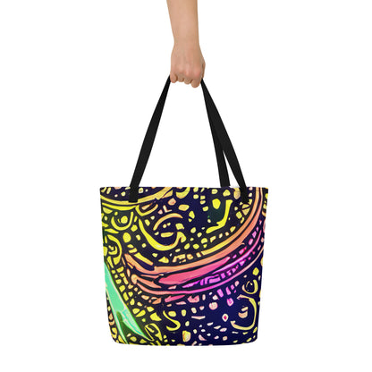 Large Tote Bag w/ Pocket - Isenbrant Illumination