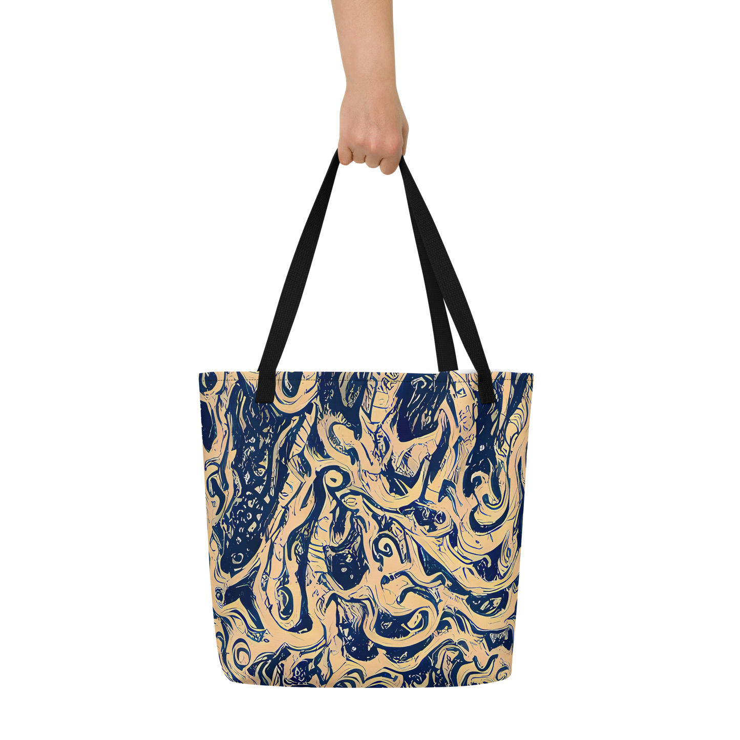 Large Tote Bag w/ Pocket - Doré Dreams