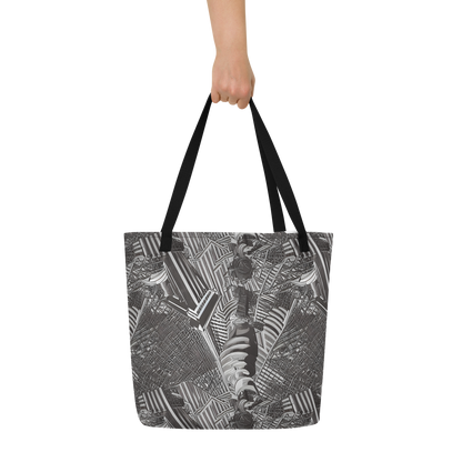 Large Tote Bag w/ Pocket - Piranesi's Web