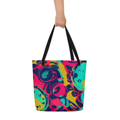 Large Tote Bag w/ Pocket - Gottlieb Galaxy